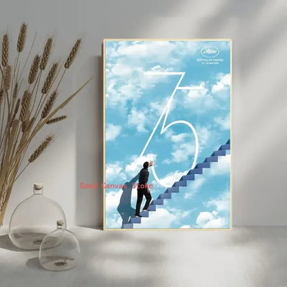 Cannes Film Festival Vintage Poster – Retro Movie Wall Art