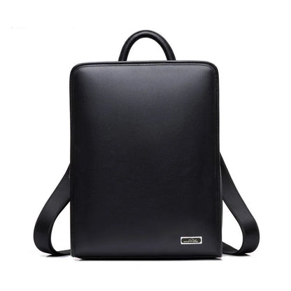 Genuine Leather Men's Backpack – Large Laptop Bag
