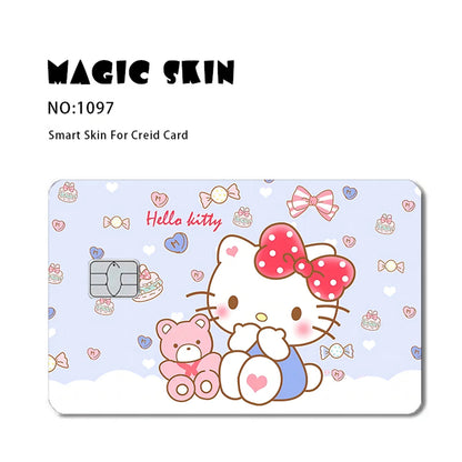 Sanrio Cartoon Bank Card Skin Stickers
