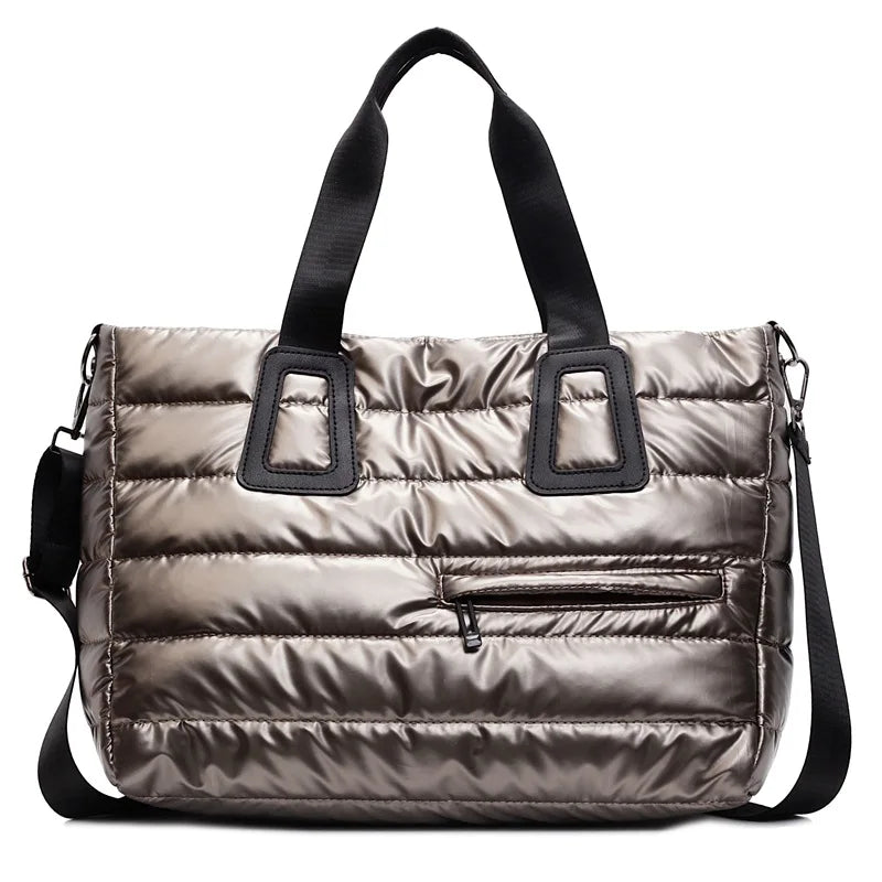 Large Capaci Casual Sle Women's down Cotton Jaet Bag