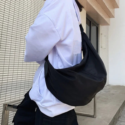 Oxford Cloth Large Capacity Dumpling Shoulder Bag