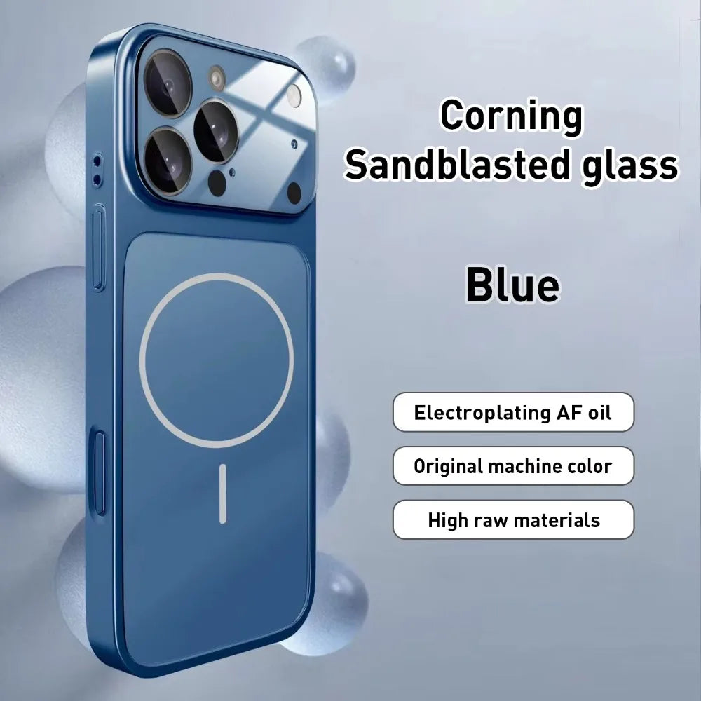 MagSafe Glass Matte iPhone Case – Corning Sandblasted, Wireless Charging