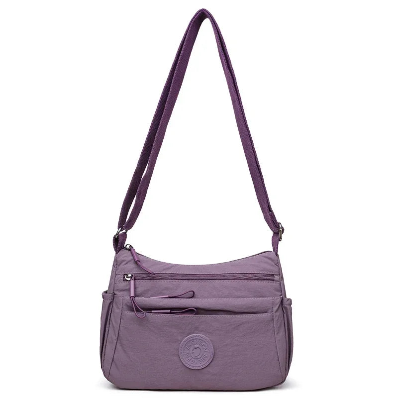Multi-layer Casual Light Weight Shoulder Crossbody Bags