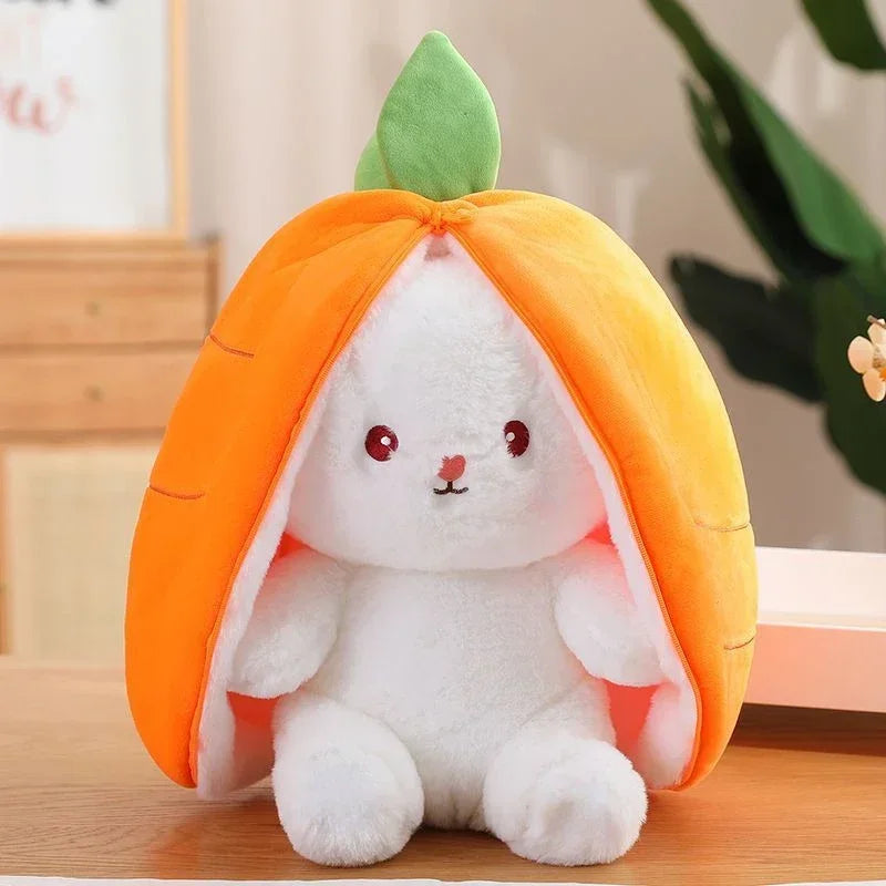 Strawberry Carrot Bunny Plush Toy 25cm