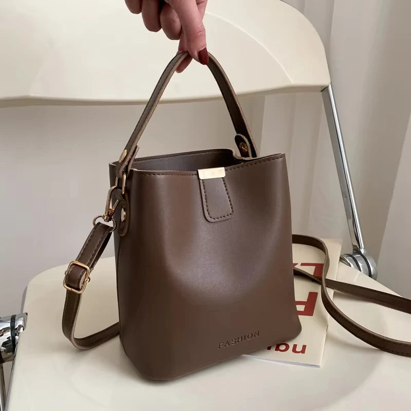 Women PU Leather Handbag Casual Tote Bag