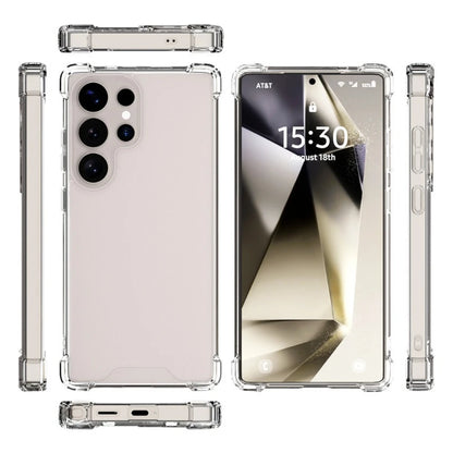 Transparente Anti-Yellowing Phone Cases Samsung S25 Ultta S24 S23 Plus S22 S21 S20 Fe A15 A16 A06