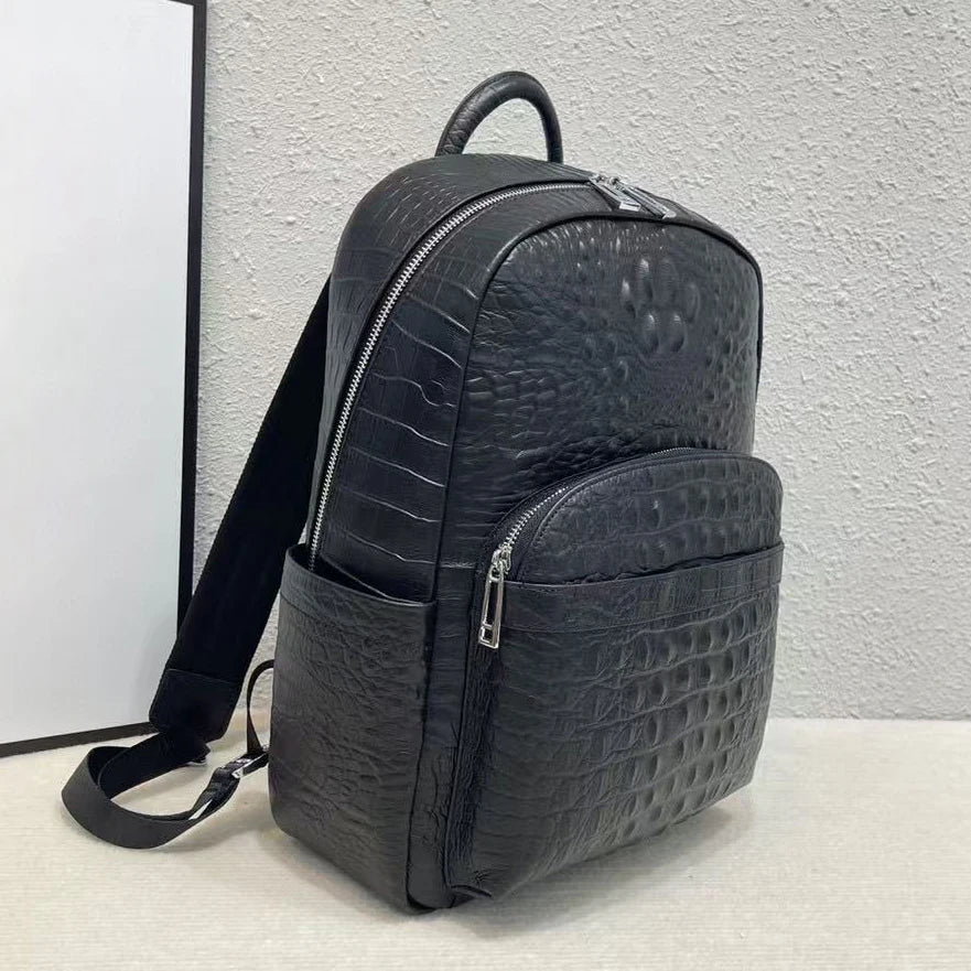 Alligator Leather Backpack for Men – Large Luxury
