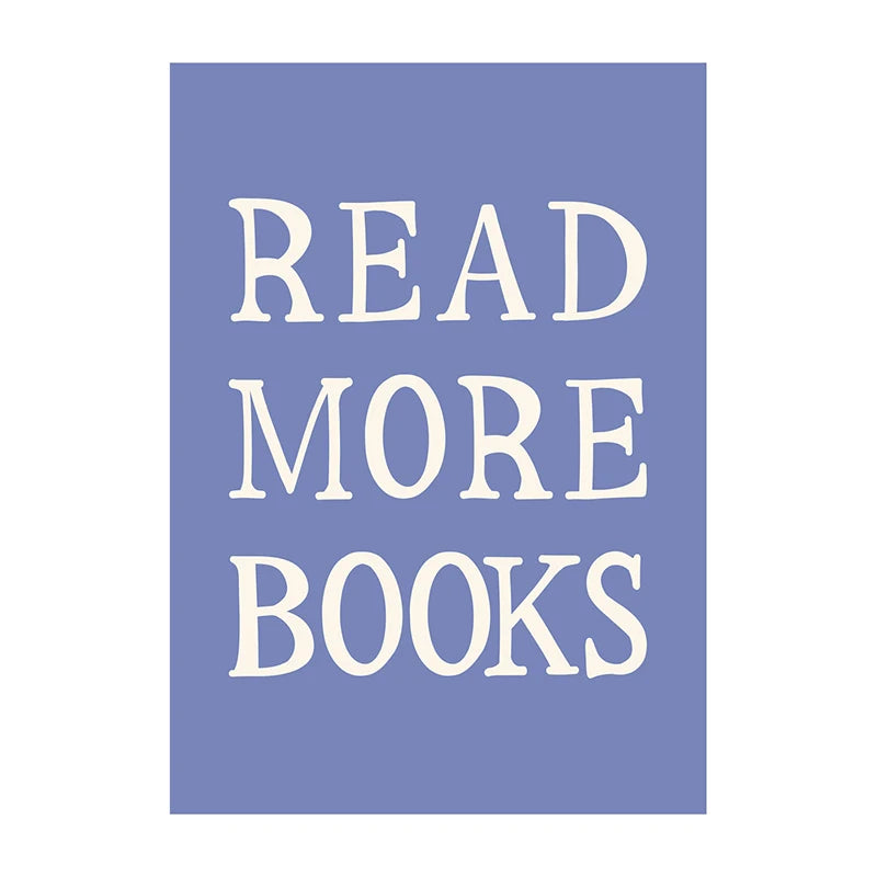 Book Club Wall Art Poster – Retro Reading Print for Book Lovers