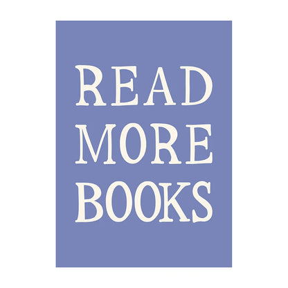 Book Club Wall Art Poster – Retro Reading Print for Book Lovers