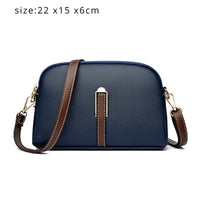 Blue PU Leather