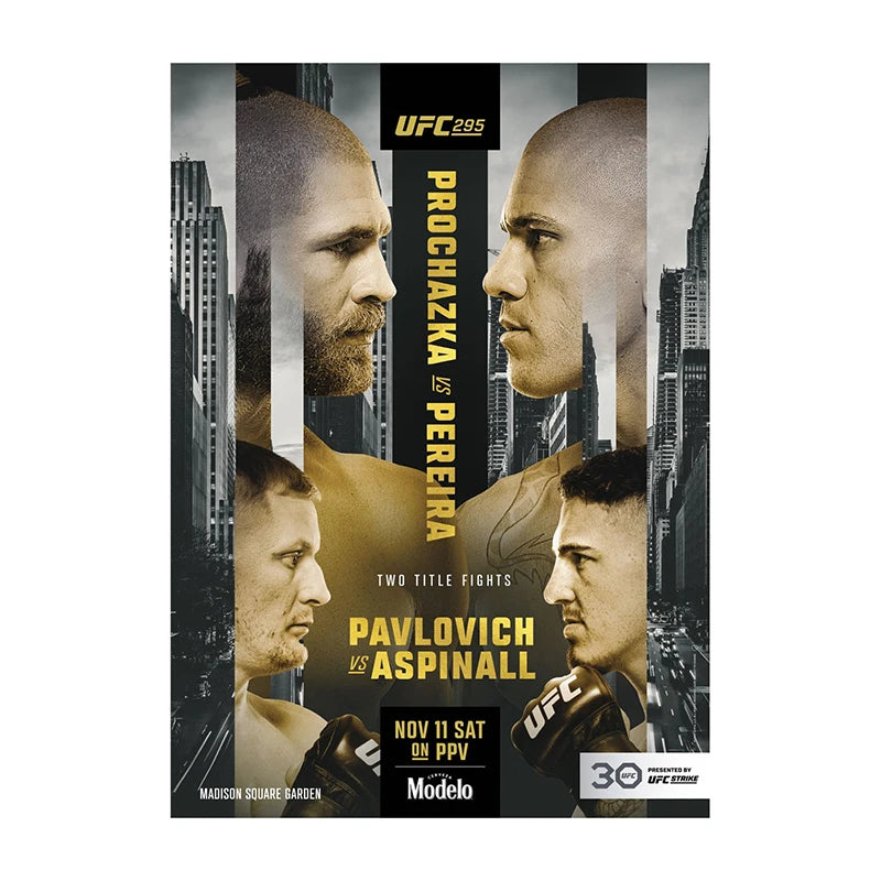 UFC MMA Fight Poster Print – Boxing & MMA Canvas Wall Art for Gym