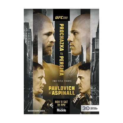 UFC MMA Fight Poster Print – Boxing & MMA Canvas Wall Art for Gym
