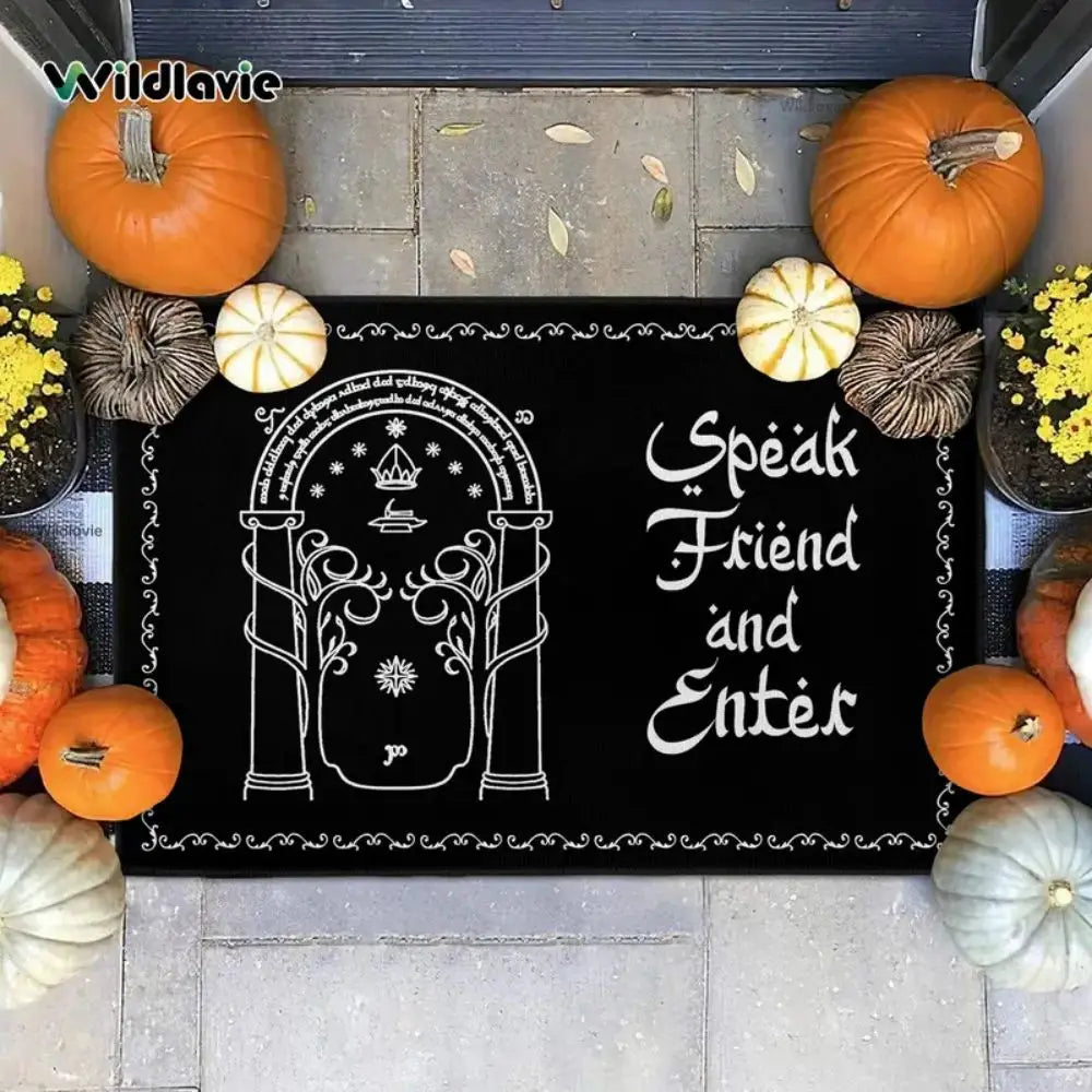 Lord of the Rings Doormat – Speak Friend and Enter Non-Slip Rug