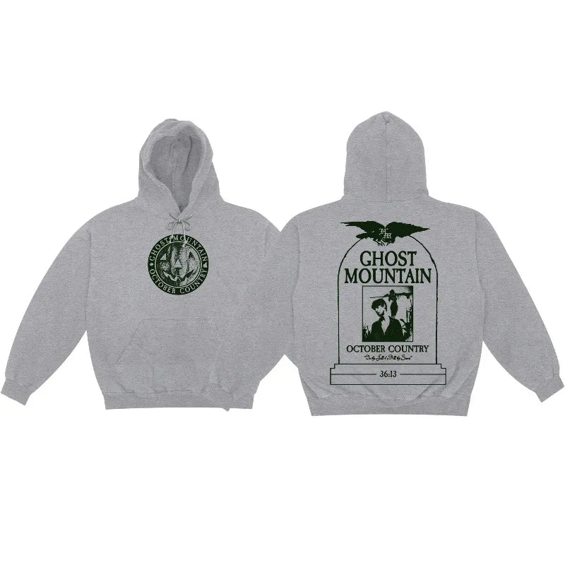 Ghost Mountain Gothic Hoodie – Y2K Sematary Print Unisex Sweatshirt