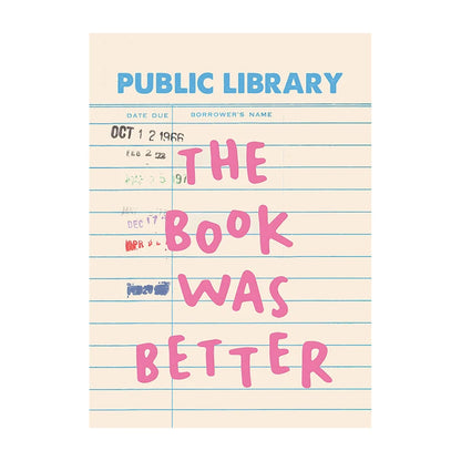 Book Club Wall Art Poster – Retro Reading Print for Book Lovers
