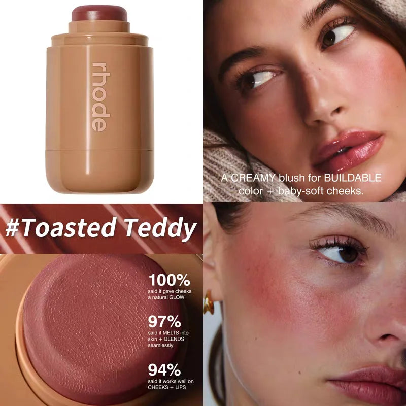 Makeup Cheek Blush Cream Blusher Stick Lip Gloss iPhone Case