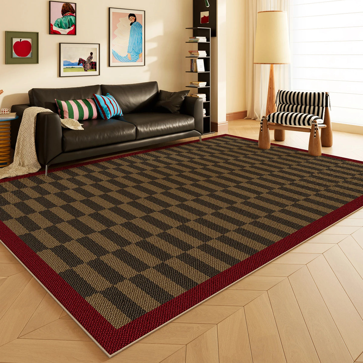 Dopamine Retro Large Area Rug – Living Room, Bedroom & Sofa Mat