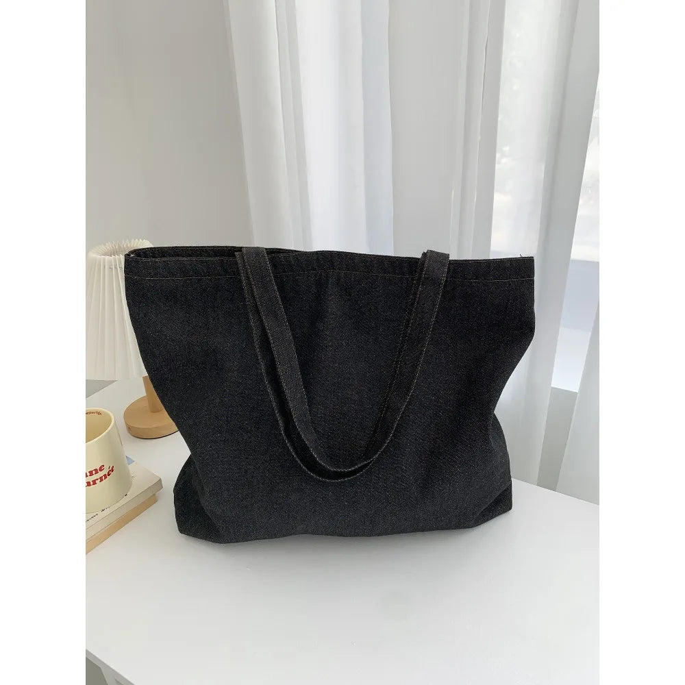Solid Color Simple Women's Shoulder Bag