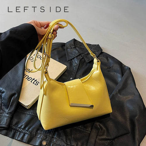 PU Leather Shoulder Bag for Women – Korean Style Mini Handbag