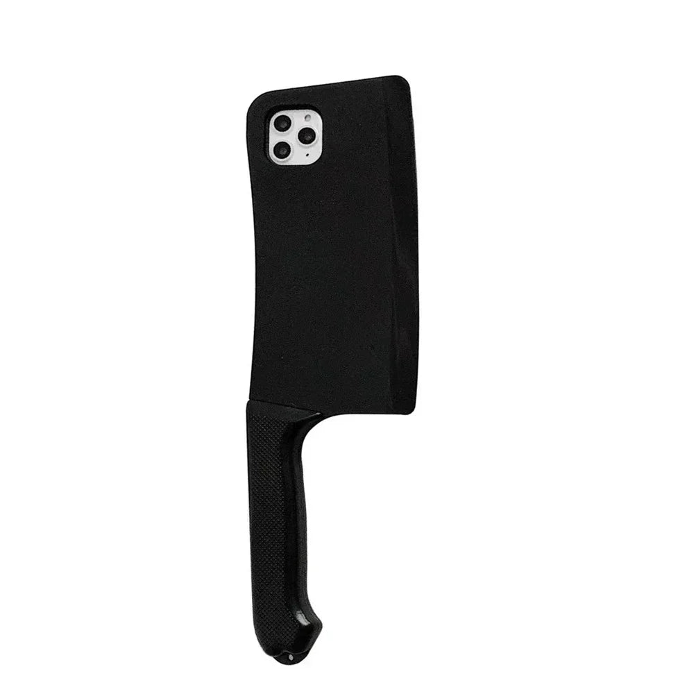 3D Kitchen Knife iPhone Case – Funny Retro Creative Cover