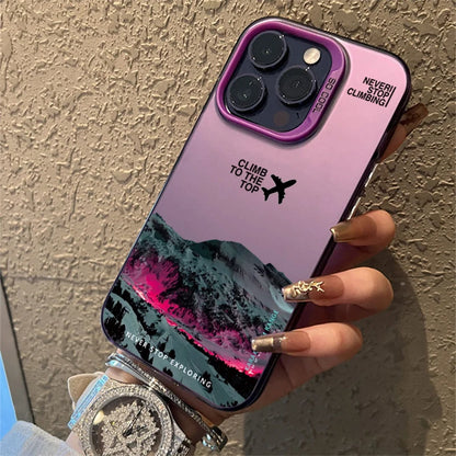 Mountain Peak iPhone Case – Shockproof Adventure Design for iPhone 11–17 Series