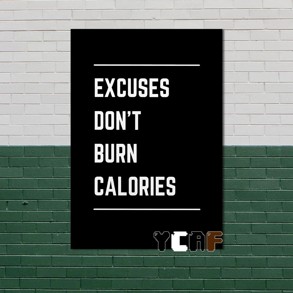 Motivational Quote Canvas Poster – Discipline Wall Art