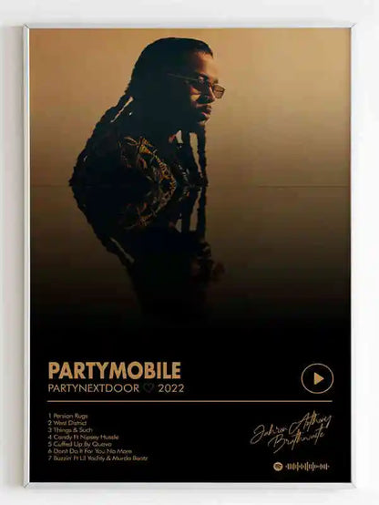 PARTYNEXTDOOR Partymobile Album Cover Poster Wall Art Print
