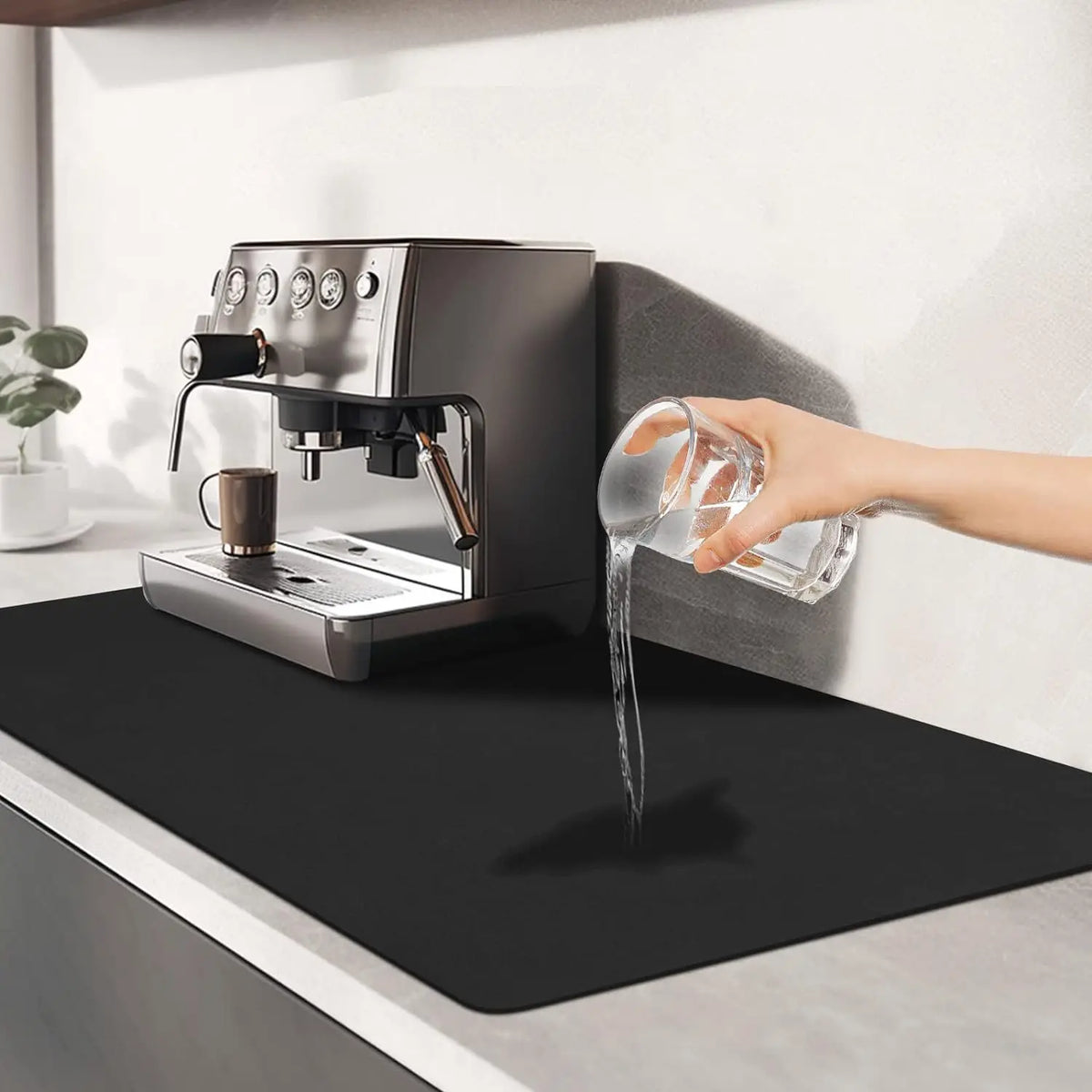 Diatomite Countertop Drain Mat – Super Absorbent Non-Slip