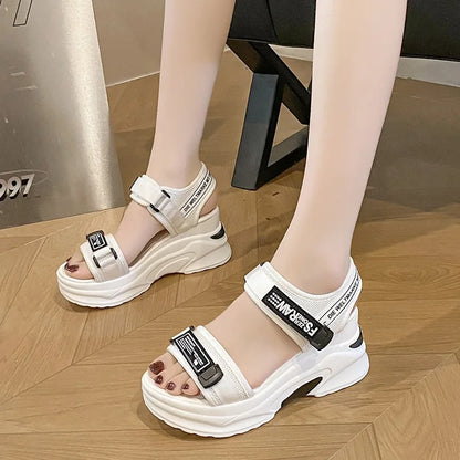 Women's Platform Sport Sandals – Open Toe Wedge Summer Shoes