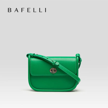 Leather Saddle Crossbody Bag – Women's Designer Shoulder Bag
