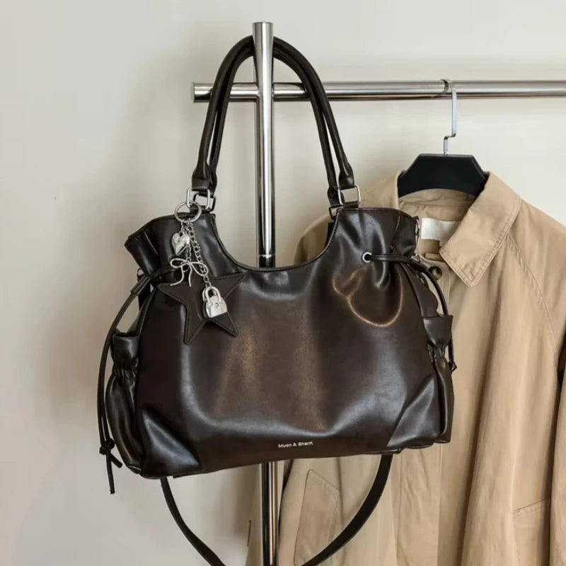 Fashionable Brand Design Tote Bag New Retro Shoulder Bag