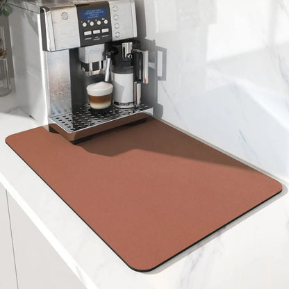 Coffee Machine Mat – Absorbent Silicone Countertop Pad