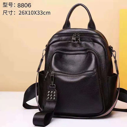 Designer Genuine Leather Women's Backpack – Luxury Cowhide