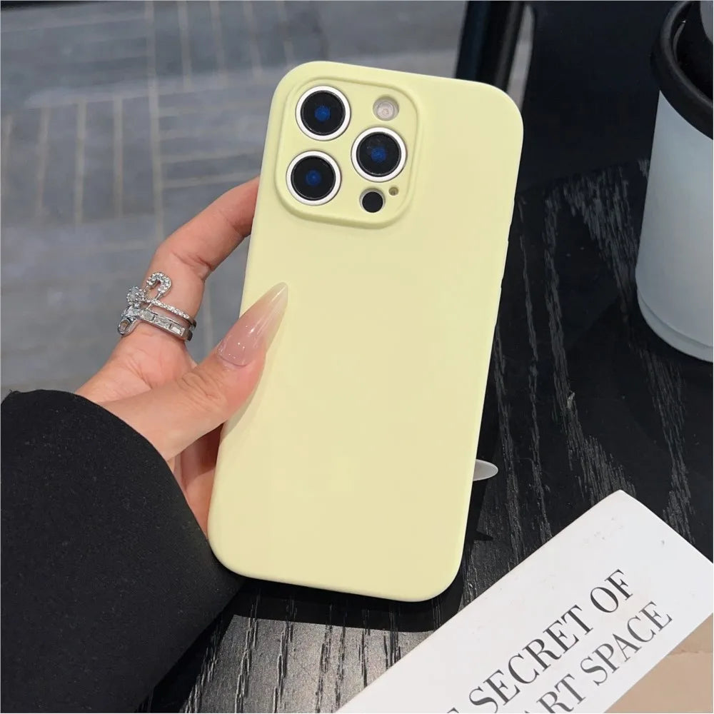 Liquid Silicone MagSafe iPhone Case – Camera Lens Protection