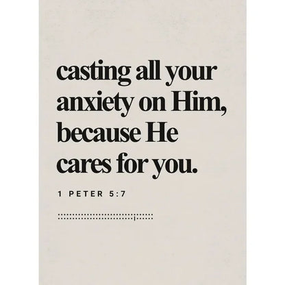 Bible Scripture Canvas Wall Art – Christian Quote Poster for Home Decor