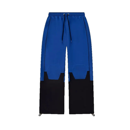 Y2K Color Block Tracksuit Set – Unisex Retro 90s Streetwear