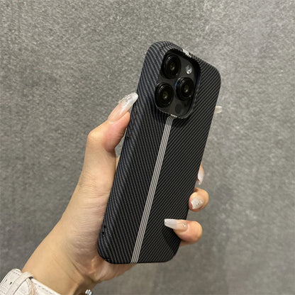 Carbon Fiber iPhone Case – Ultra Slim Shockproof PC Bumper Cover