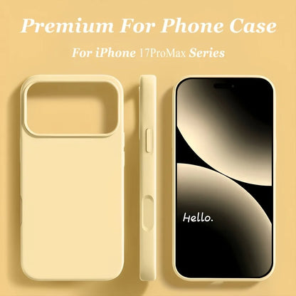 Liquid Silicone iPhone Case – Shockproof Soft TPU Cover