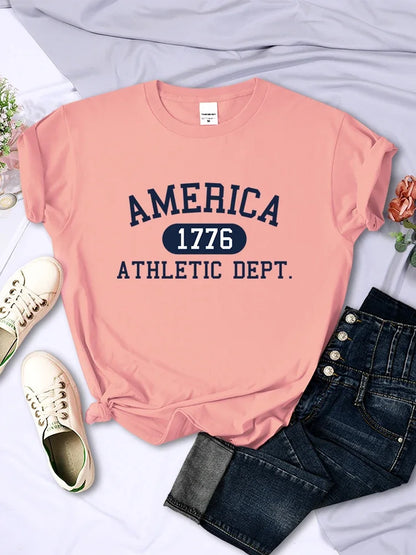 America 1776 Athletic Dept Women's Graphic Tee