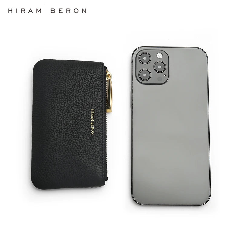 Leather Key Case Wallet with Chain & RFID Blocking