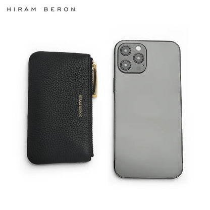 Leather Key Case Wallet with Chain & RFID Blocking