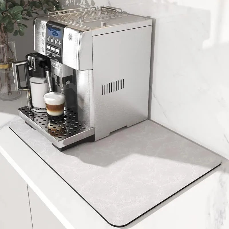 Coffee Machine Mat – Absorbent Silicone Countertop Pad