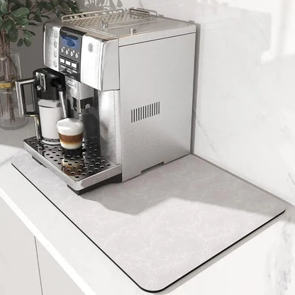 Coffee Machine Mat – Absorbent Silicone Countertop Pad