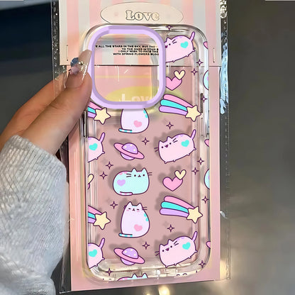 Pusheen Cat Clear Phone Case for Samsung Galaxy A-Series