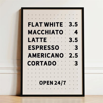 Wine & Dine Wall Art Poster – Retro Kitchen Print