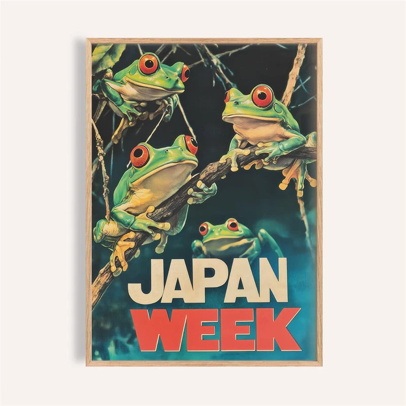Japanese Ukiyo-E Vintage Poster Print – Retro Wall Art