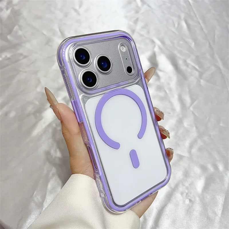 MagSafe Clear iPhone Case – Shockproof Magnetic Cover for iPhone 11 to 17