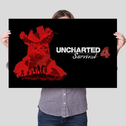 Uncharted Video Game Canvas Poster – Wall Art Print for Home Decor
