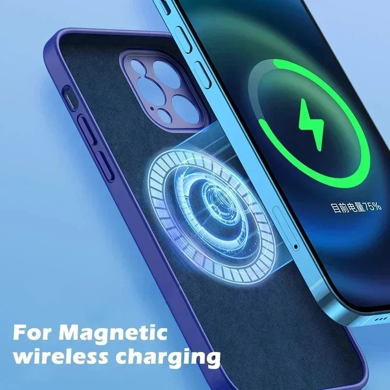 MagSafe Liquid Silicone iPhone Case – iPhone 11 to 17 Series
