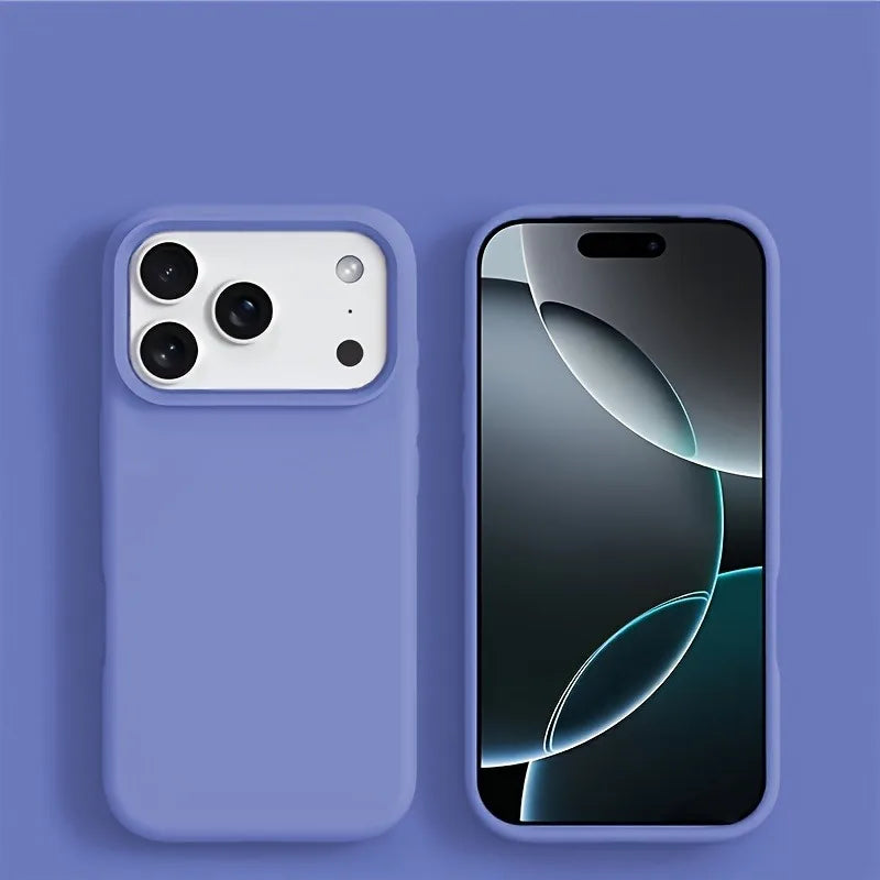 Liquid Silicone iPhone 17 Case – Shockproof Soft Cover for iPhone 17 / Pro / Pro Max / Air